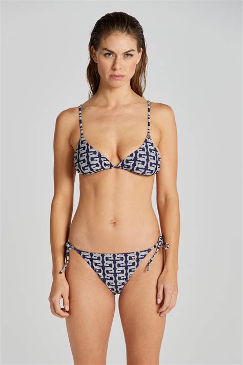 PLAVKY GANT G PATTERN TIE SIDE BIKINI SPODNÍ DÍL EVENING BLUE GANT CZ