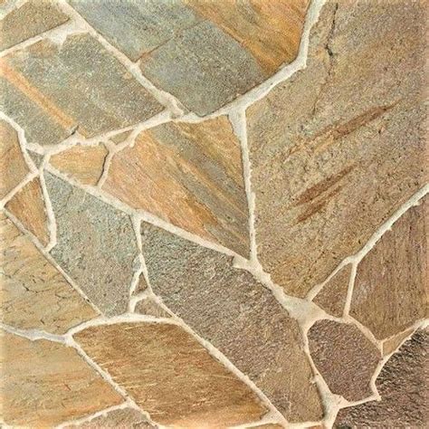 Rio Gold Crazy Paving Pavers Natural Stone Tiles Free Samples In