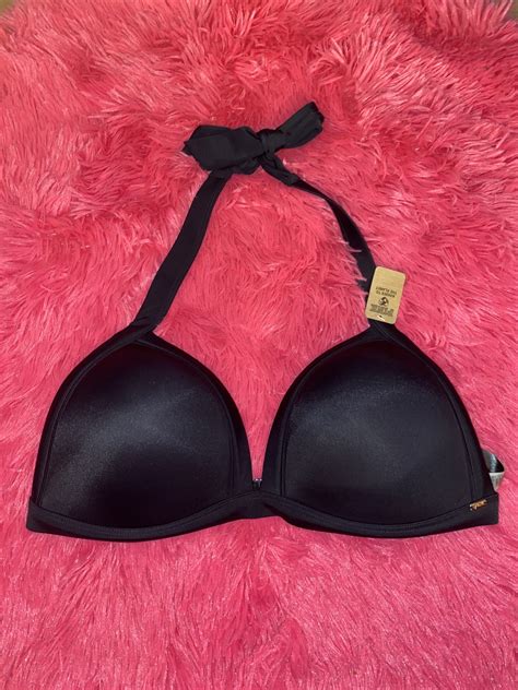 Victoria S Secret PINK Swim Sexy Push Up Triangle Bikini Top Size Large NWT EBay