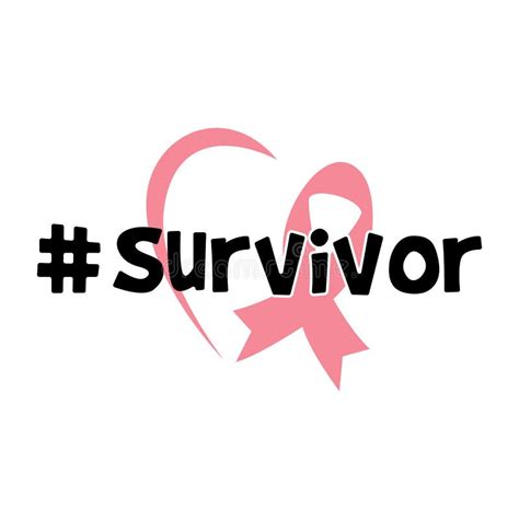 Breast Cancer Survivor Design Fight Against Cancer Pink Ribbon Breast Cancer Awareness Symbol