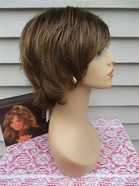 Jaclyn Smith Wig A4535 CALLA 8 12A PECAN DELIGHT Med Golden Brown