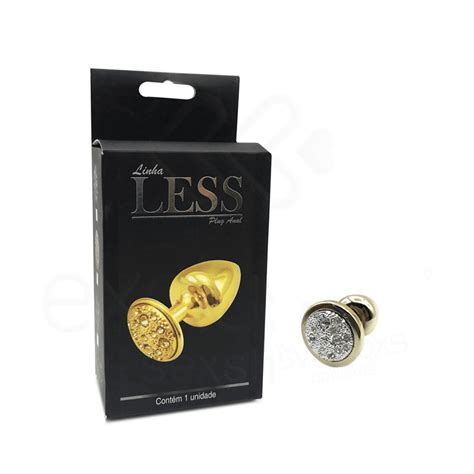 Plug Anal M Less Em ABS E Joia Cravejada Hard Cores Exclusiva
