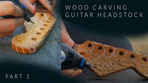 Carving A Custom Guitar Headstock Part 1 Youtube