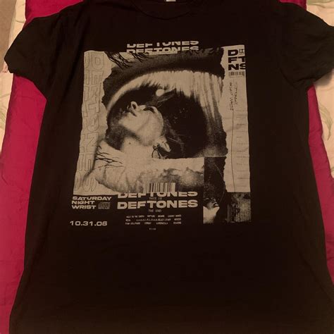Hot Topic Emo Deftones Size L Shirt Perfect Depop