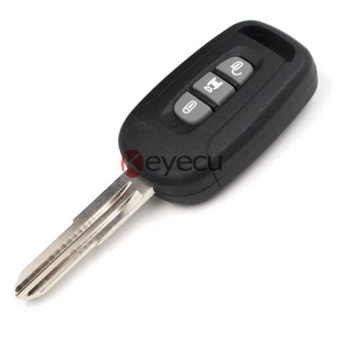 Keyecu Pcs New Uncut Remote Control Key Shell Case Fob Buttons For