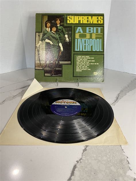 The Supremes A Bit Of Liverpool Vinyl LP Motown Records 1964 VG