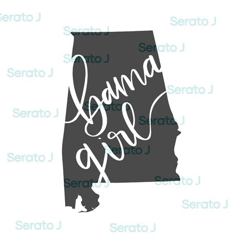 Bama Girl SVG, PNG Cut File, File for Cricut, Silhouette,digital ...