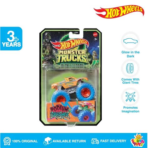 Hot Wheels Monster Trucks Glow In The Dark Shopee Philippines