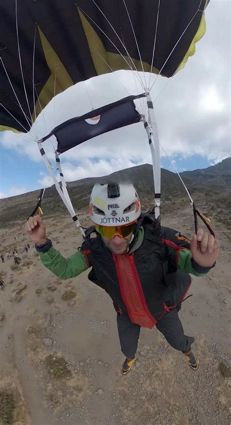 Brit flew off Mount Kilimanjaro in wingsuit in jaw-dropping
