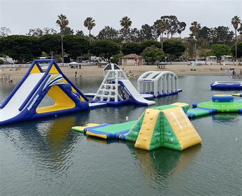 Newport Dunes Inflatable Water Park Opens | Parenting OC