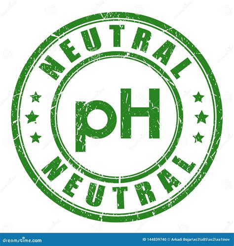 Neutral Ph Balance Vector Stamp Stock Vector Illustration Of Care