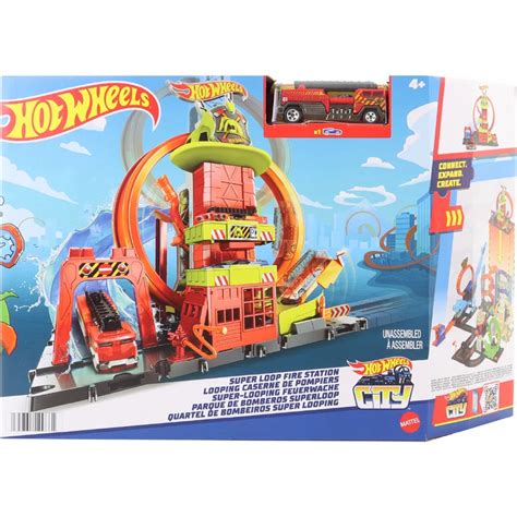 Mattel Hot Wheels City super hasičská stanice se smyčkou GLAMI cz