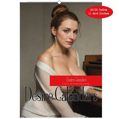 Piano Teacher Calendar Naked Women Big Breasts Pin Up By Desirecalendars Etsy