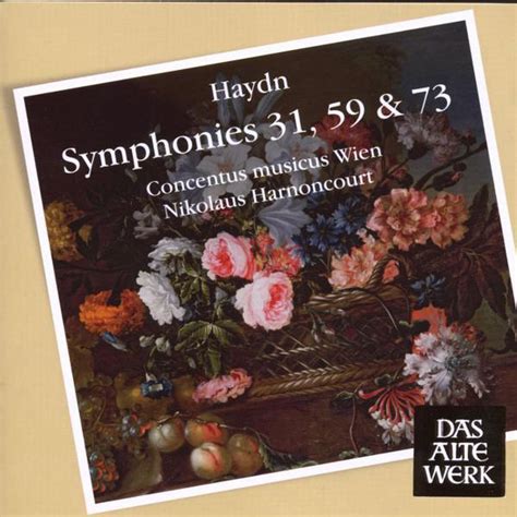 Haydn Symphonies Nos Concentus Musicus Wien Cd Album