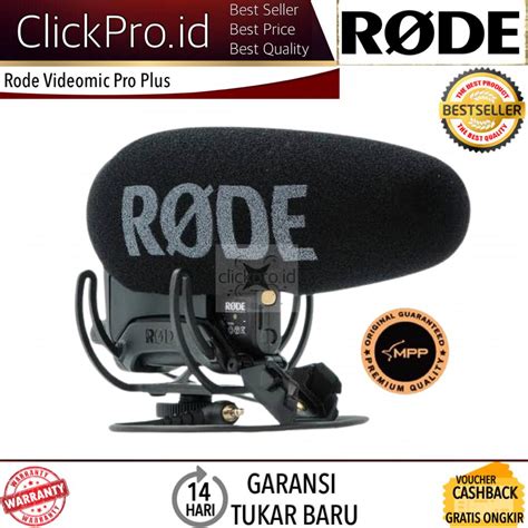 Jual Microphone Rode VideoMic Pro + (Plus) | Shopee Indonesia
