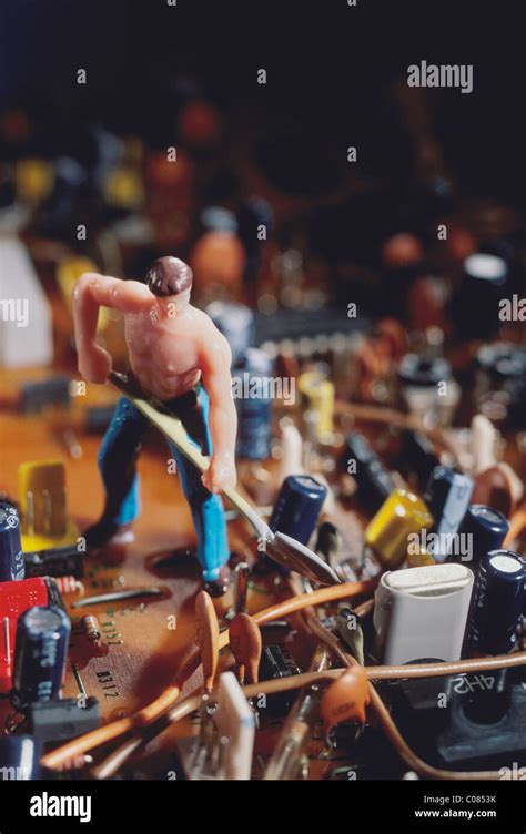 Digging for profits Stock Photo - Alamy