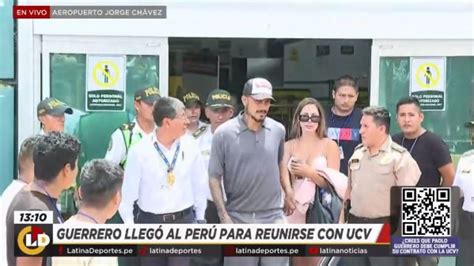 Paolo Guerrero y Ana Paula gran alboroto tras su llegada a Perú