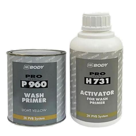 грунт HB BODY 960 Wash Primer кислотный антикоррозийный комплект с ...