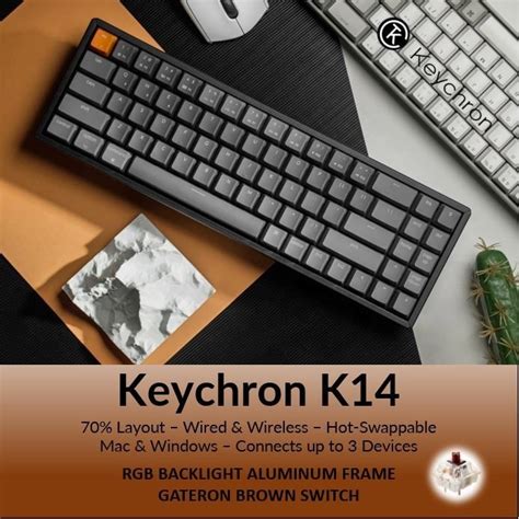 Jual Keychron K Hot Swappable Rgb Aluminum Frame Mechanical Keyboard Shopee Indonesia