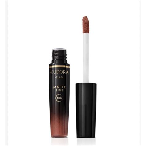 Batom Líquido Nude Icônico Glam Matte Tint 4g Eudora Shopee Brasil