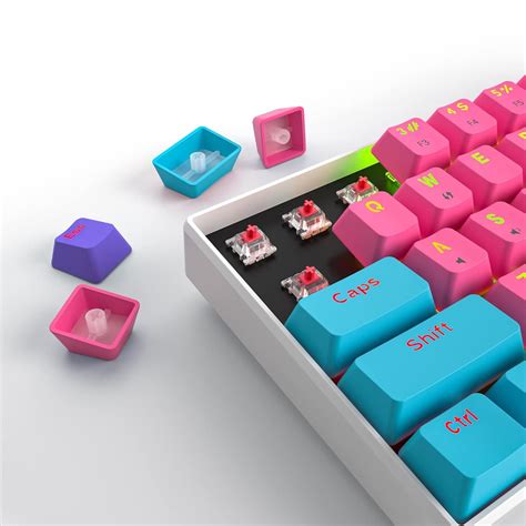 Fogruaden 60% Mechanical Keyboard 61 Keys Gaming Keyboard RGB Backlit ...