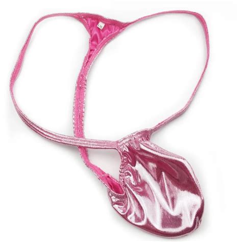 Mens Sexy Thongs Shiny Mini Micro M Nner Hot Sexy Penis Mantel Ausbuchtung Pouch G Strings