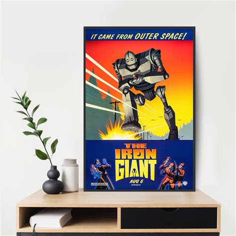 The Iron Giant 1999 Movie Poster Unframed Art Decor Home Poster Full ...