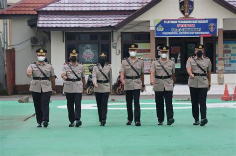 Upacara Serahterima Jabatan Wakapolres Kasat Lantas Dan Kasat Intelkam