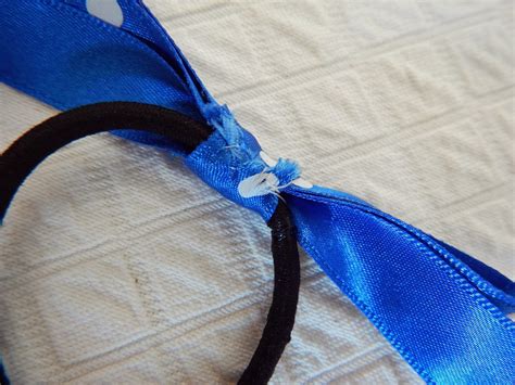 Diy How To Make A Ribbon Bow Hair Tie Awake Make A Blog For