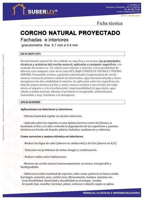 PDF Ficha técnica pdf PDF fileFicha técnica CORCHO NATURAL