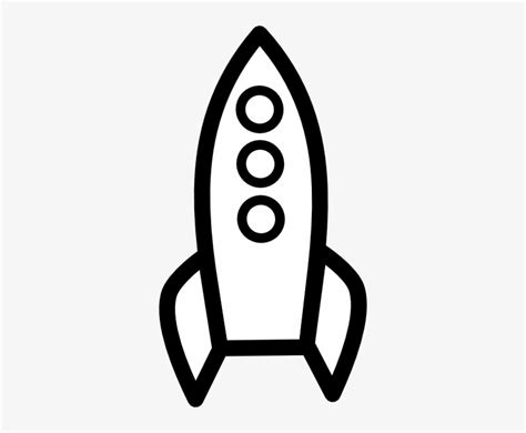 Download Rocket Clip Art Black And White | Transparent PNG Download