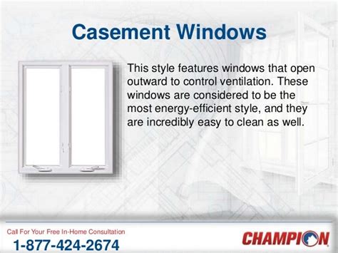 Replacement Window Styles From Champion Window