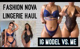 FASHION NOVA LINGERIE TRY ON HAUL CURVY EDITION Videos Try On Haul Girls