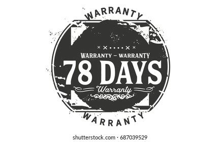 98 Days Warranty Icon Vintage Rubber Stock Vector Royalty Free 688336645