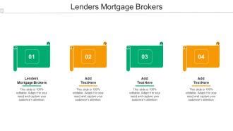 lenders mortgage brokers  powerpoint  visual aids