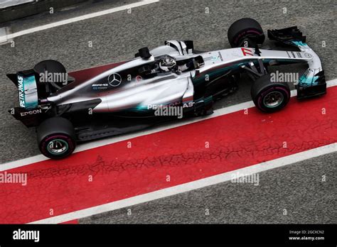 Valtteri Bottas FIN Mercedes AMG F1 W08 Formula One Testing Day 2