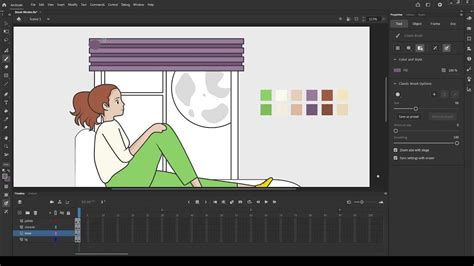 Coloring And Shading Using Brush Modes In Adobe Animate Youtube