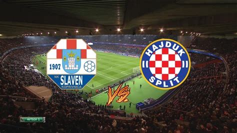 Nk Slaven Belupo Vs Hnk Hajduk Split Live Stream November Youtube