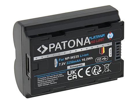 Aku Fuji NP-W235 2250mAh Li-Ion Platinum USB-C nabíjení X-T4 jen za 1 ...