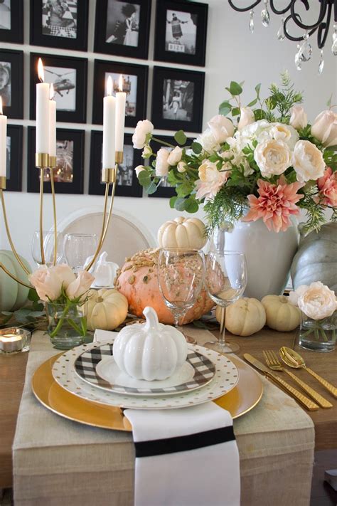 Home and Fabulous: GLAMOROUS THANKSGIVING DINNER TABLE