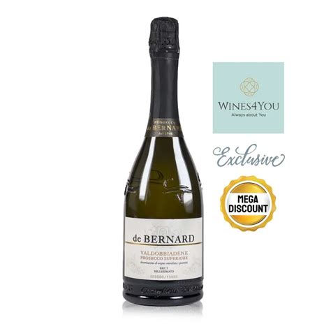 De Bernard Valdobbiadene Prosecco Superiore Brut Millesimato Lazada