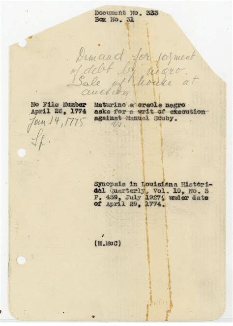 Document 1774 04 26 01 Louisiana Colonial Documents Digitization