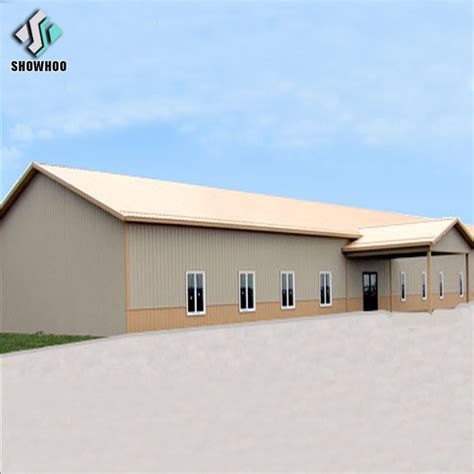 New Design Quick Build Prefab Steel Structure Garage Building