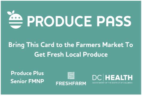 Wic Senior Farmers Market Nutrition Programs Doh