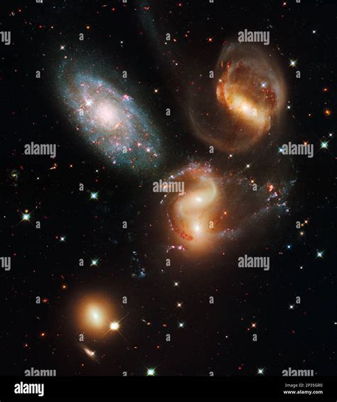 This Image Made By The Nasa Esa Hubble Space Telescope Shows A Group Of