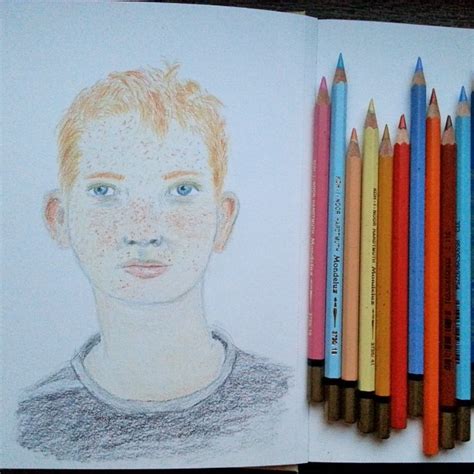 30 de portrete in 30 de zile – 17/30 – Mixed Media & Art Journaling ...