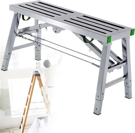 aluminum work platform step ladder height adjustable scaffolding