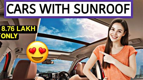 Top Best Sunroof Car Under Lakhs In Indiatop Affordable Cars