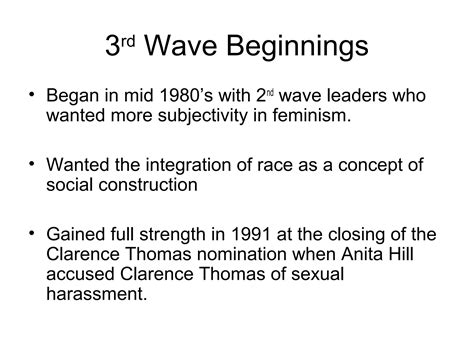 Waves Of Feminism Ppt