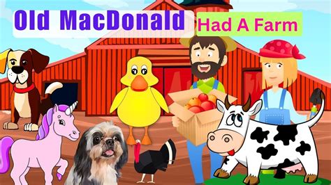 Old MacDonald Had A Farm Old MacDonald Song Nursery Rhymes Songs